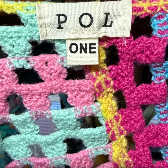 POL Multicolor Crochet Cardigan - Picture 4 of 4